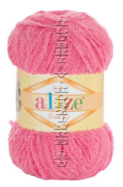 Пряжа Softy Alize - (33 - Ярко-розовый)