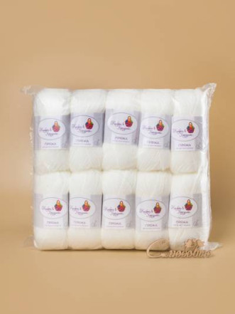 Пряжа «Алетта» - (01 - Белый)