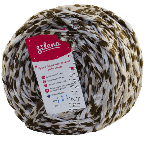 Трикотажная пряжа «Silena Print» - (101 - Леопард)