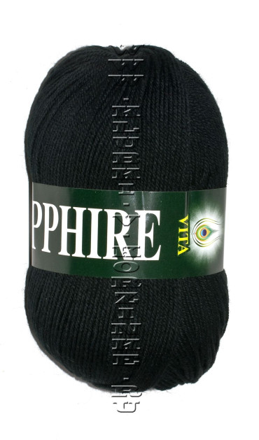 Пряжа VITA «SAPPHIRE» - (1502 - Черный)