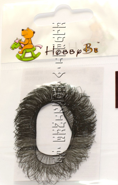 Ресницы для кукол и игрушек 12 мм (EYL-4 - черный)