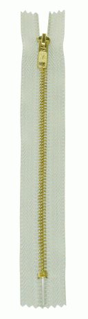 Молния металл латунь джинсовая н/р GMD-941 Gamma, тип 4, 18 см (300 - Св.серый)