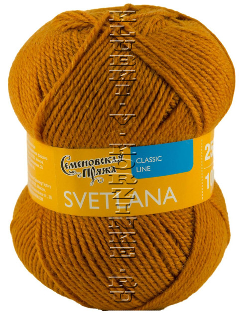 Пряжа Семеновская «Светлана» - (741 - Охра)