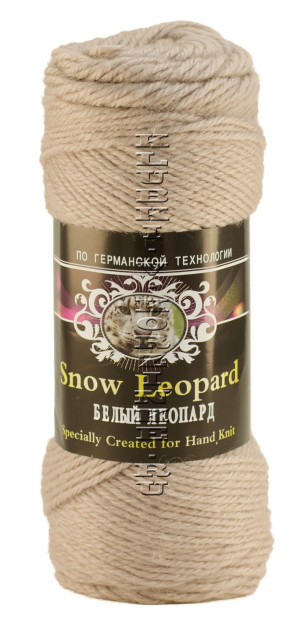 Пряжа «Белый Леопард (Snow Leopard)» Color City - (408 - Темно-бежевый)