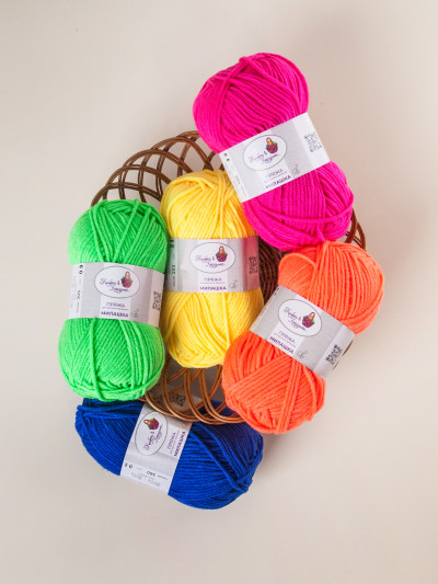 Пряжа «Милашка» набор «Фруктовый смузи»