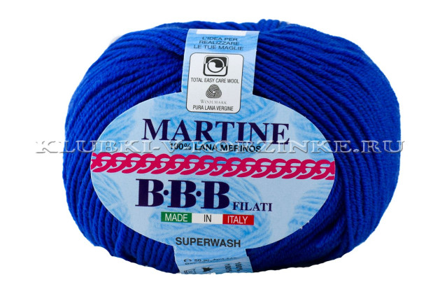 Пряжа Martine BBB - (8964 - Ярко-синий)