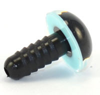 Глаза кристальные с шайбой HobbyBe d 4,5 мм (CRE-4-5 - светло-голубой)