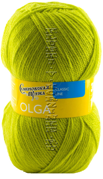 Пряжа Семеновская «Ольга» - (345 - Липа)