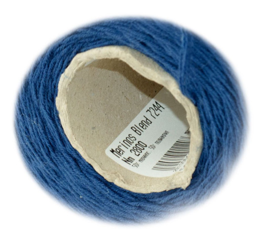 Пряжа в бобинах Merinos Blend (7244 - Тёмный джинс)