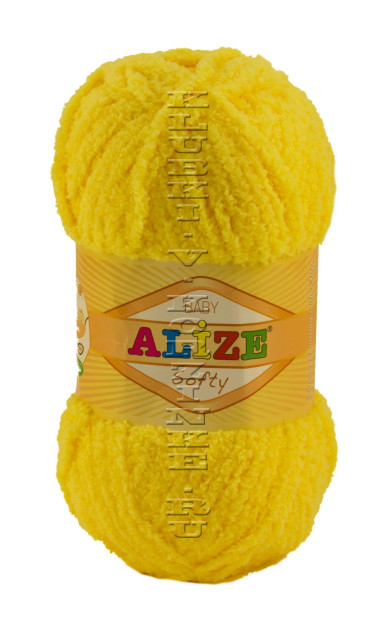 Пряжа Softy Alize - (187 - Лимонный)