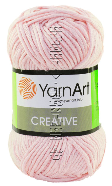 Пряжа YarnArt Creative - (229 - Светло-розовый)