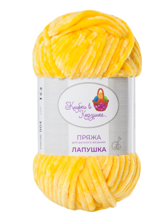 Пряжа «Лапушка» - (904 - солнышко)