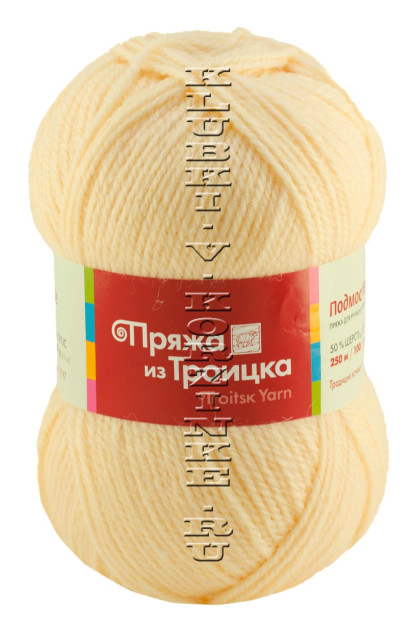 Пряжа Троицкая «Подмосковная» - (1483 - Чайная роза)