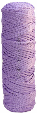 Шнур полиэфирный 3 мм 100 м - (92 - Фиолетовый)