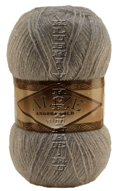 Пряжа ANGORA GOLD SIMLI Alize - (163 - Серая роза)