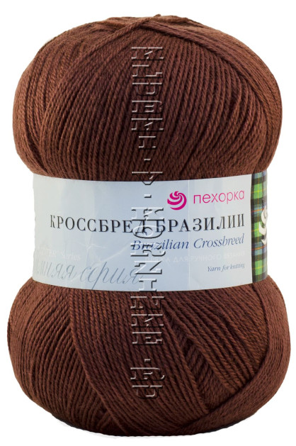 Пряжа Пехорка "Кроссбред Бразилии" - (173 - Грильяж)