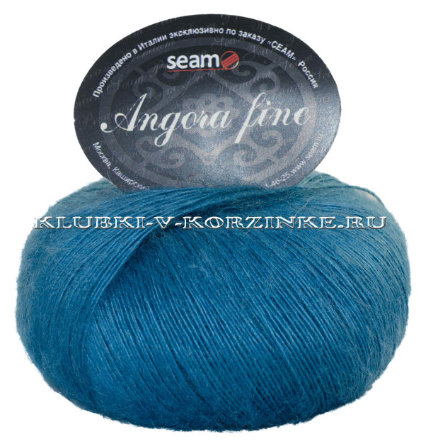 Пряжа Angora fine Seam - (194340 - Изумруд)