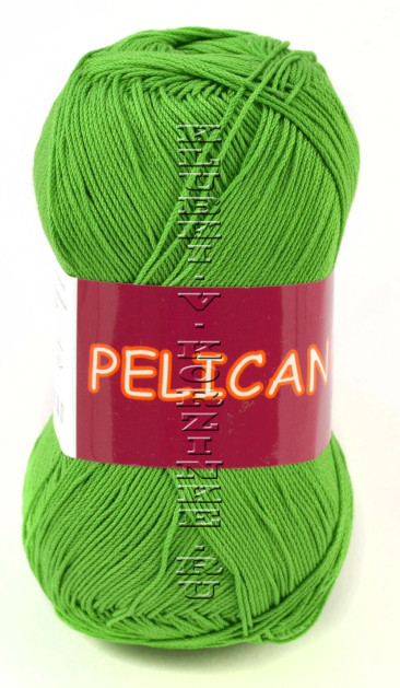 Пряжа VITA cotton "PELICAN" - (3995 - Молодая зелень)