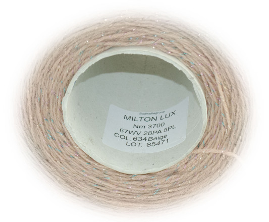 Пряжа в бобинах Milton Lux (634 - Пепельный)