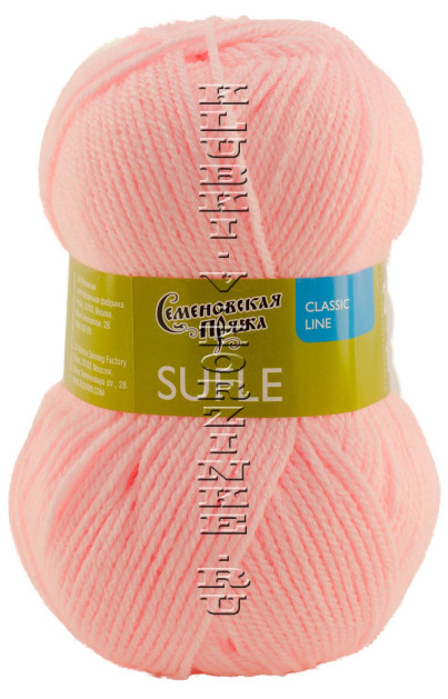 Пряжа Семеновская «Суфле» - (20 - Розовый)