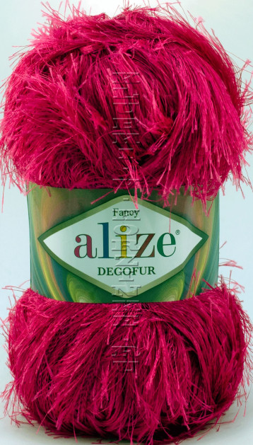 Пряжа Decofur Alize - (149 - Фуксия)