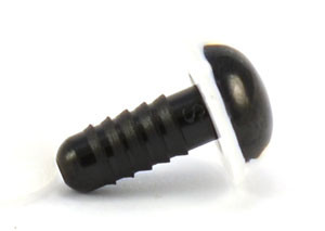 Глаза кристальные с шайбой HobbyBe d 6 мм (CRE-6 - белый)