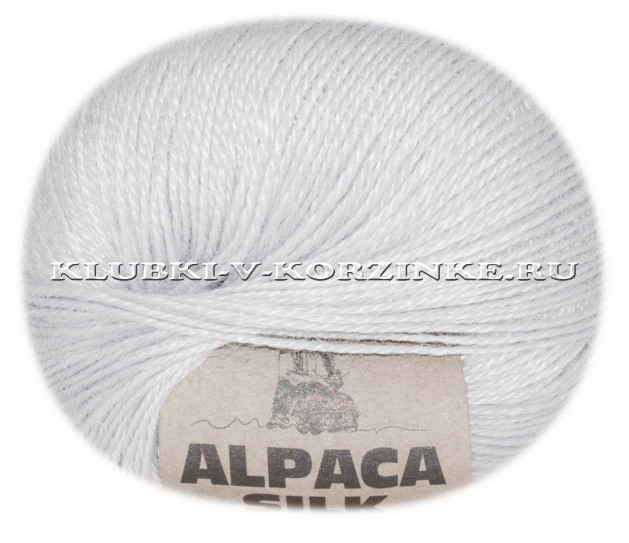 Пряжа Alpaca Silk (3831 - Серебро)
