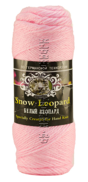 Пряжа «Белый Леопард (Snow Leopard)» Color City - (2107 - Розовый)