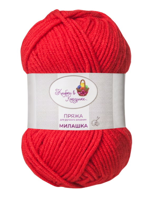 Пряжа «Милашка» - (03 - Красный)
