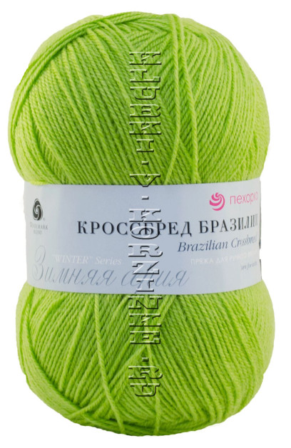 Пряжа Пехорка "Кроссбред Бразилии" - (382 - Яр.саванна)