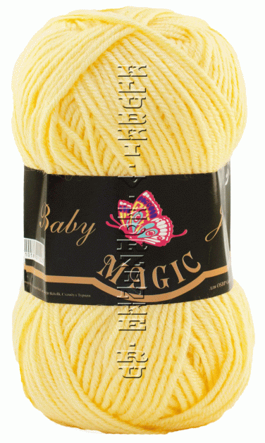 Пряжа Magic «Baby Joy» - (5722 - Светло-желтый)