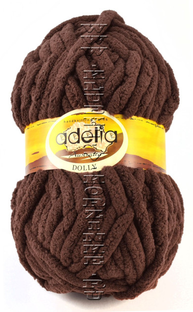 Пряжа ADELIA "DOLLY" - (08 - Коричневый)