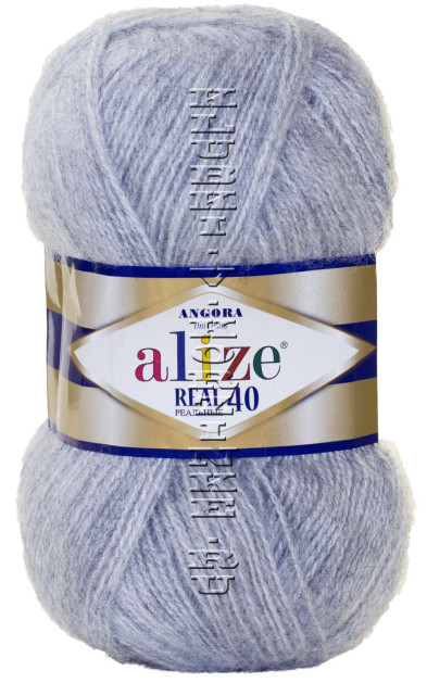 Пряжа Angora Real 40 Alize - (221 - Светлый джинс)