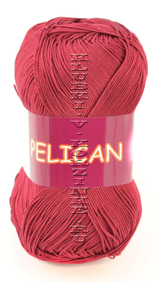 Пряжа VITA cotton &quot;PELICAN&quot; - (3955 - Винный)