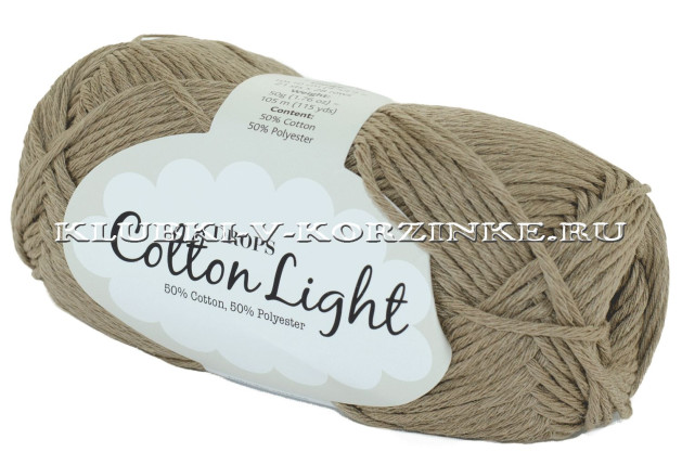 Пряжа Cotton Light DROPS - (22 - Капучино)