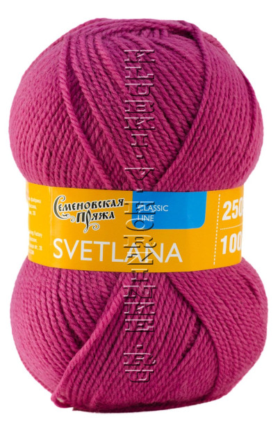 Пряжа Семеновская «Светлана» - (70050 - Фуксия)