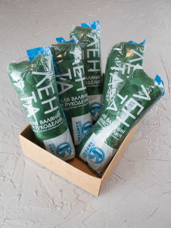 Шерсть для валяния, Камтекс (110 - Зеленый)