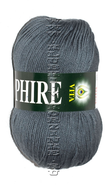 Пряжа VITA «SAPPHIRE» - (1516 - Темно-серый)