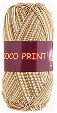 Пряжа VITA cotton "COCO PRINT" - (4679 - Св.бежевый)
