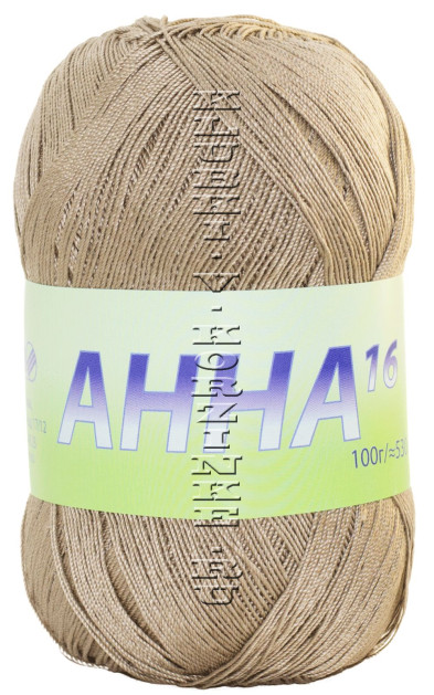 Пряжа Анна 16 Seam - (365 - Тёмно - бежевый)