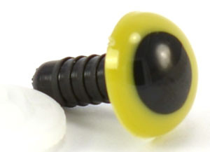 Глаза кристальные с шайбой HobbyBe d 6 мм (CRE-6 - зеленый)