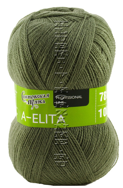 Пряжа Семеновская «Аэлита» - (67 - Полынь)