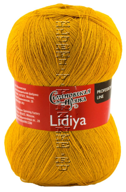 Пряжа Семеновская «Лидия ПШ» - (754 - Св.охра)