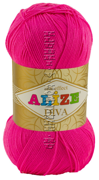 Пряжа Alize DIVA - (561 - Светлая фуксия)