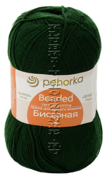Пряжа Пехорка "Бисерная" - (10 - Тайга)