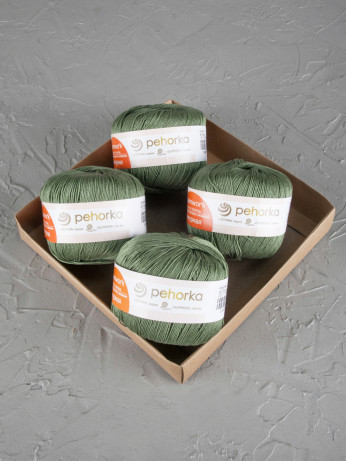 Пряжа Пехорка «Ажурная» - (38 - Полынь) 