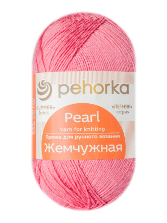 Пряжа Пехорка «Жемчужная» - (11 - Яр.розовый)