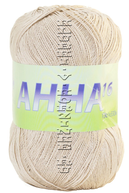 Пряжа Анна 16 Seam - (284 - Светло - бежевый)