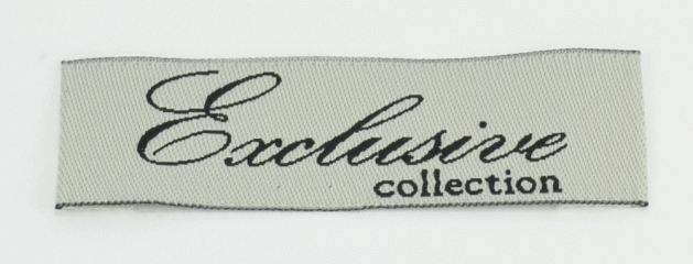 Жаккардовые этикетки Exclusive collection - пришивная этикетка