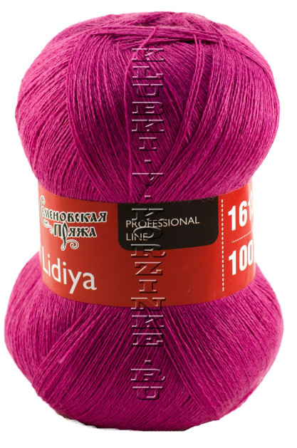 Пряжа Семеновская «Лидия ПШ» - (50 - Фуксия)
